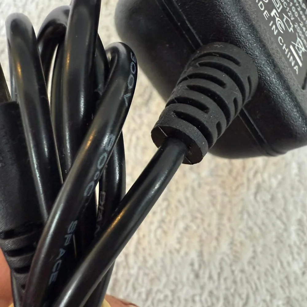 Black AC/DC Adapter One Size